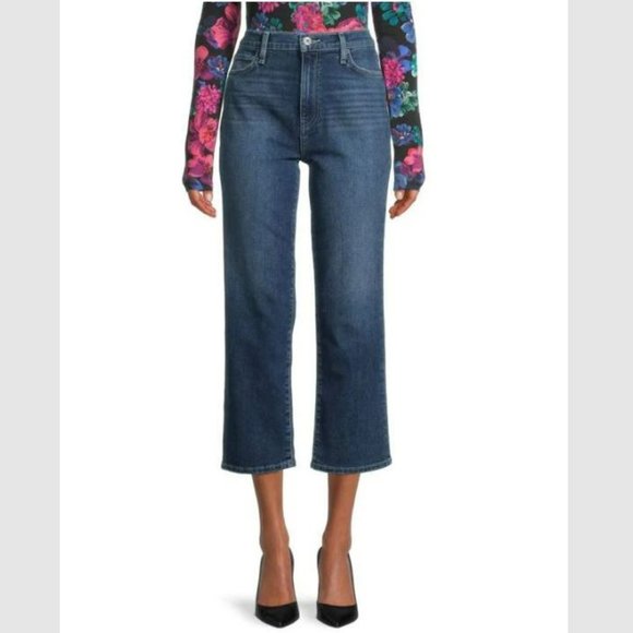 HUDSON Noa Midrise Straight Crop Denim Jeans NEW NWT - Picture 1 of 16
